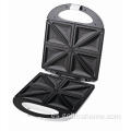 4 rebanadas Sandwich Maker con cubierta de acero inoxidable Grill Sandwich Maker Waffle Maker con placa desmontable